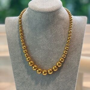 Napier Gold Beaded Necklace